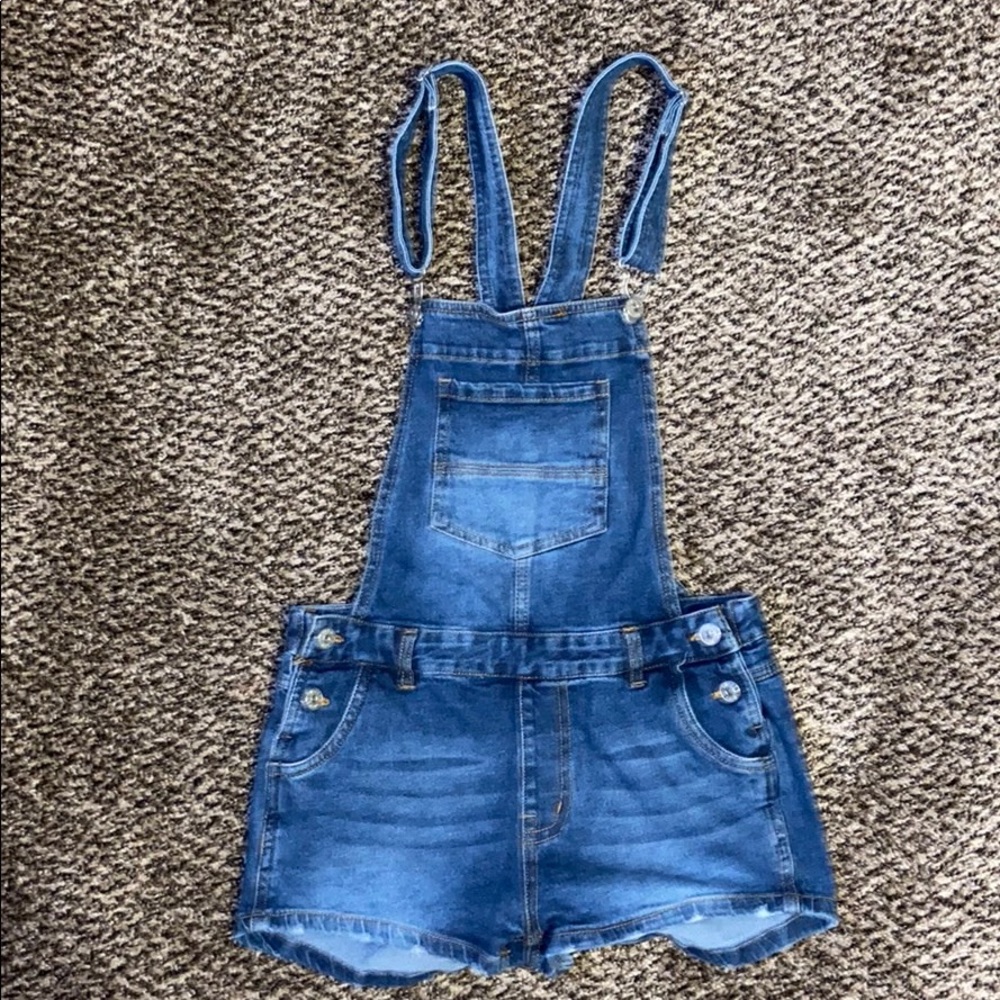 Love Tree Denim Overall Shorts